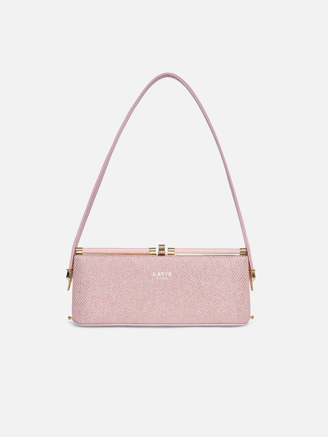 Glam Dazzle Horizontal Small Frame Bag Pink