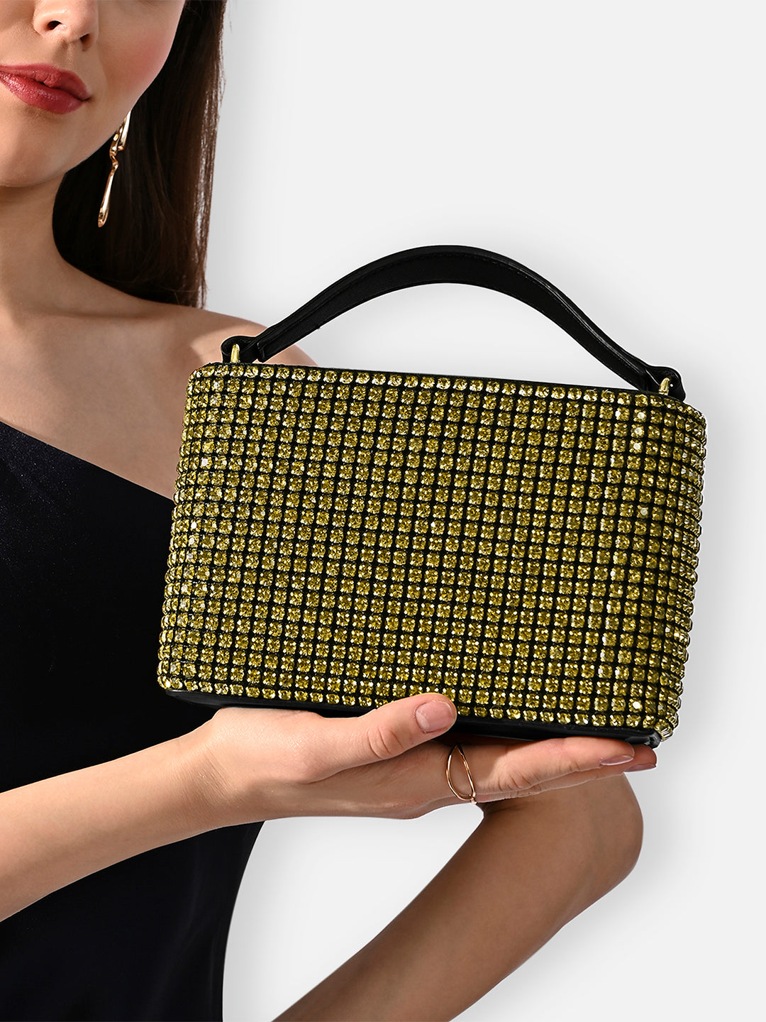 Gem Small Bucket Bag Gold