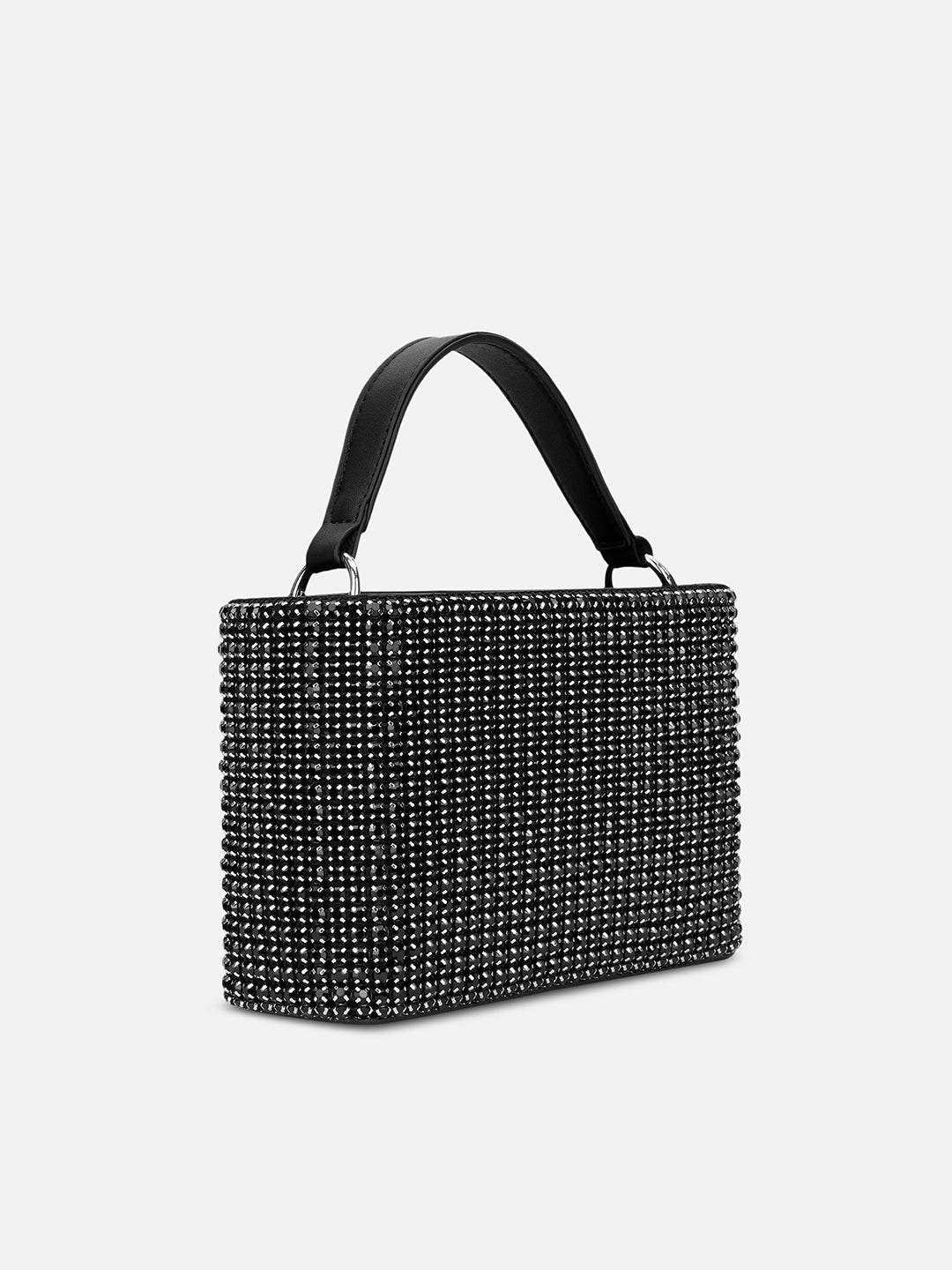 Gem Small Bucket Bag Black