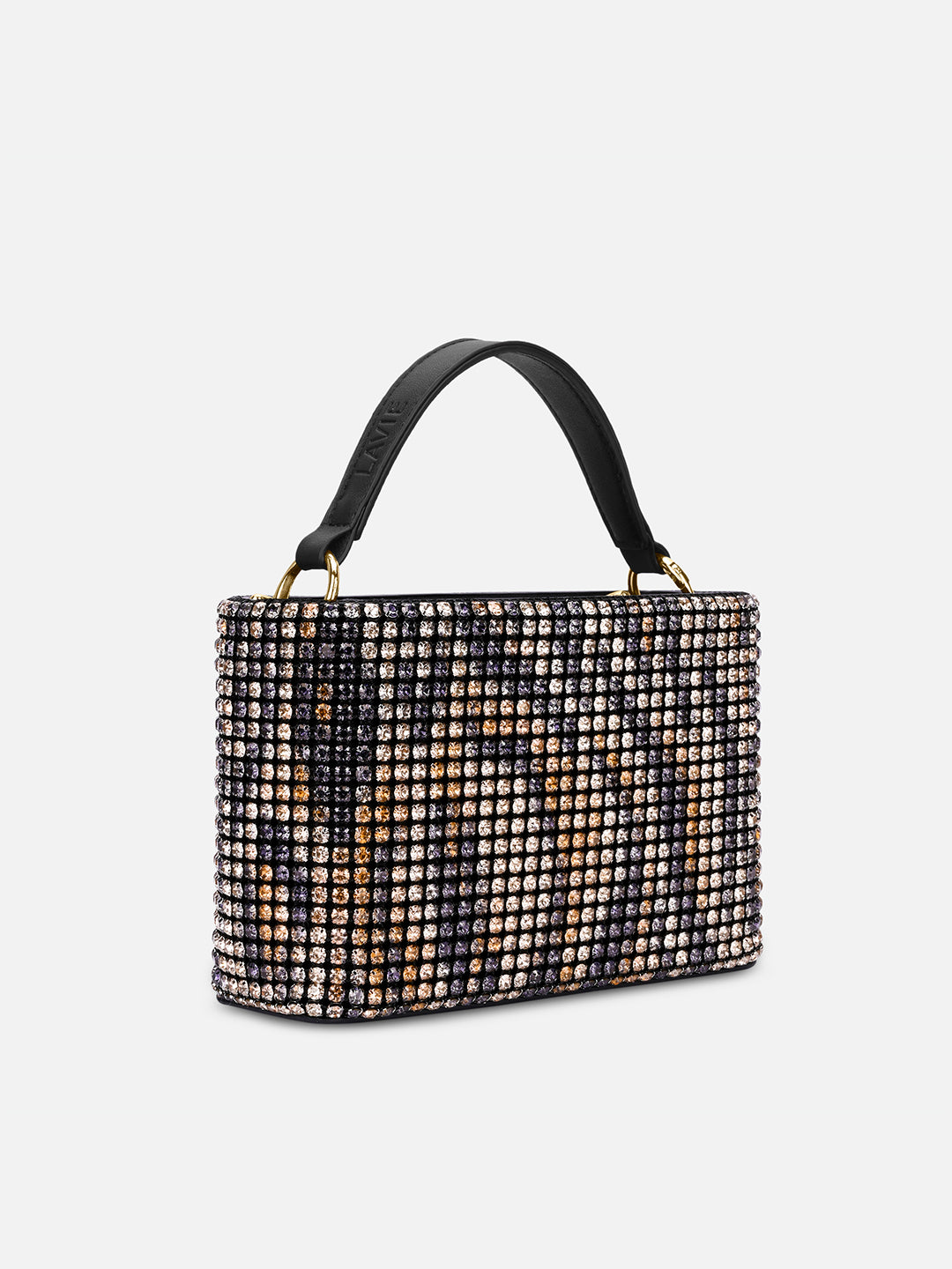 Gem Small Bucket Bag Black Ombre