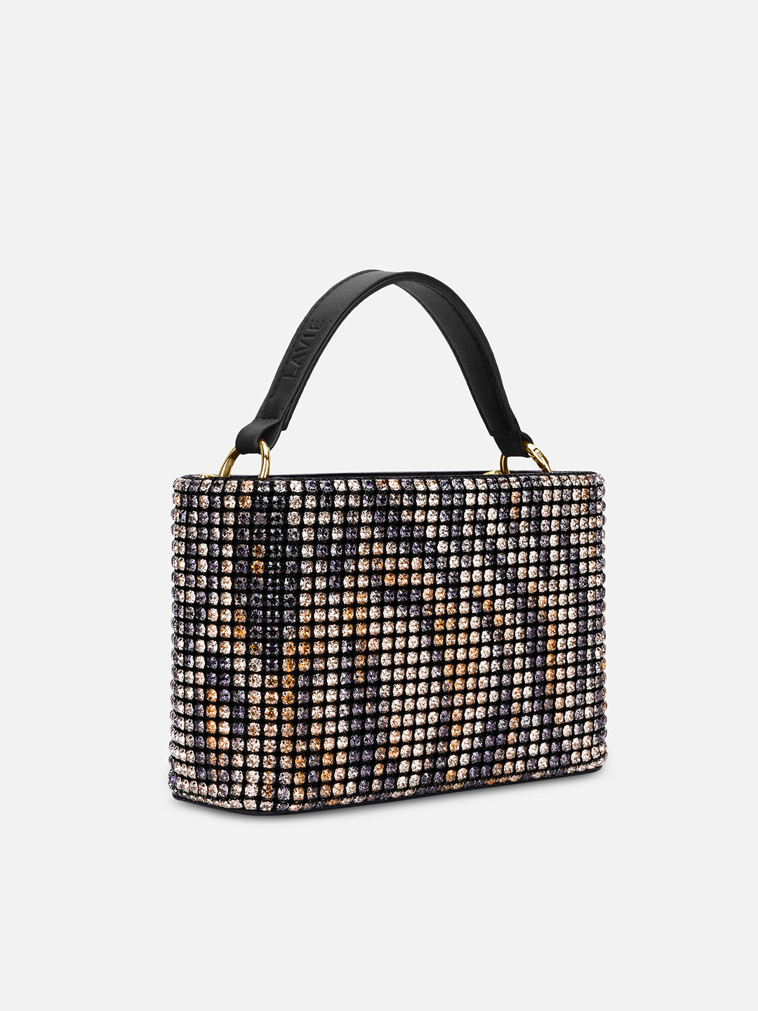 Gem Small Bucket Bag Black Ombre