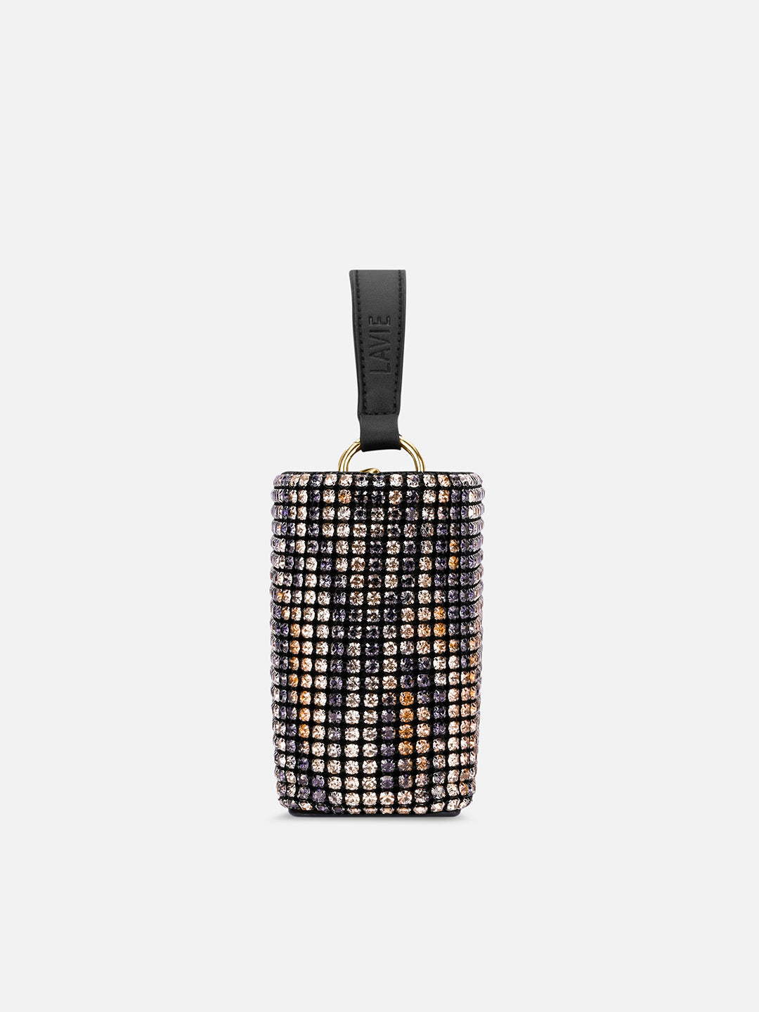 Gem Small Bucket Bag Black Ombre