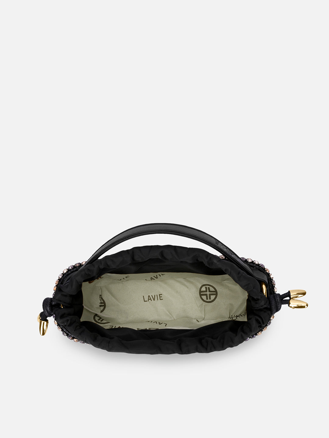 Gem Small Bucket Bag Black Ombre