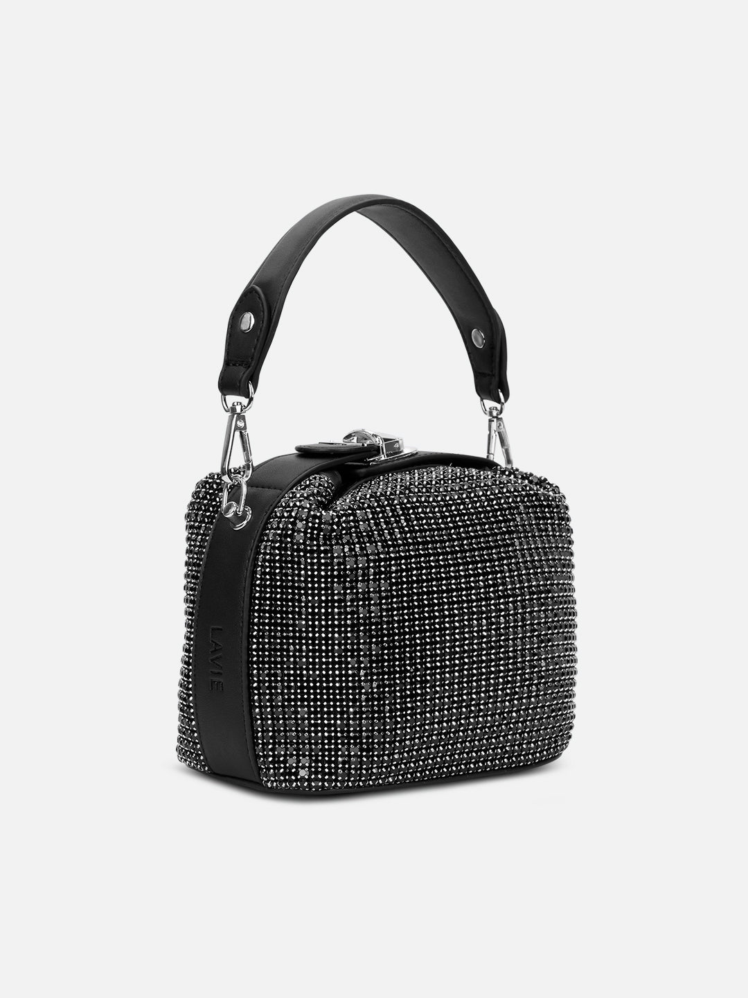Gem Dual Handle Extra Small Bag Black
