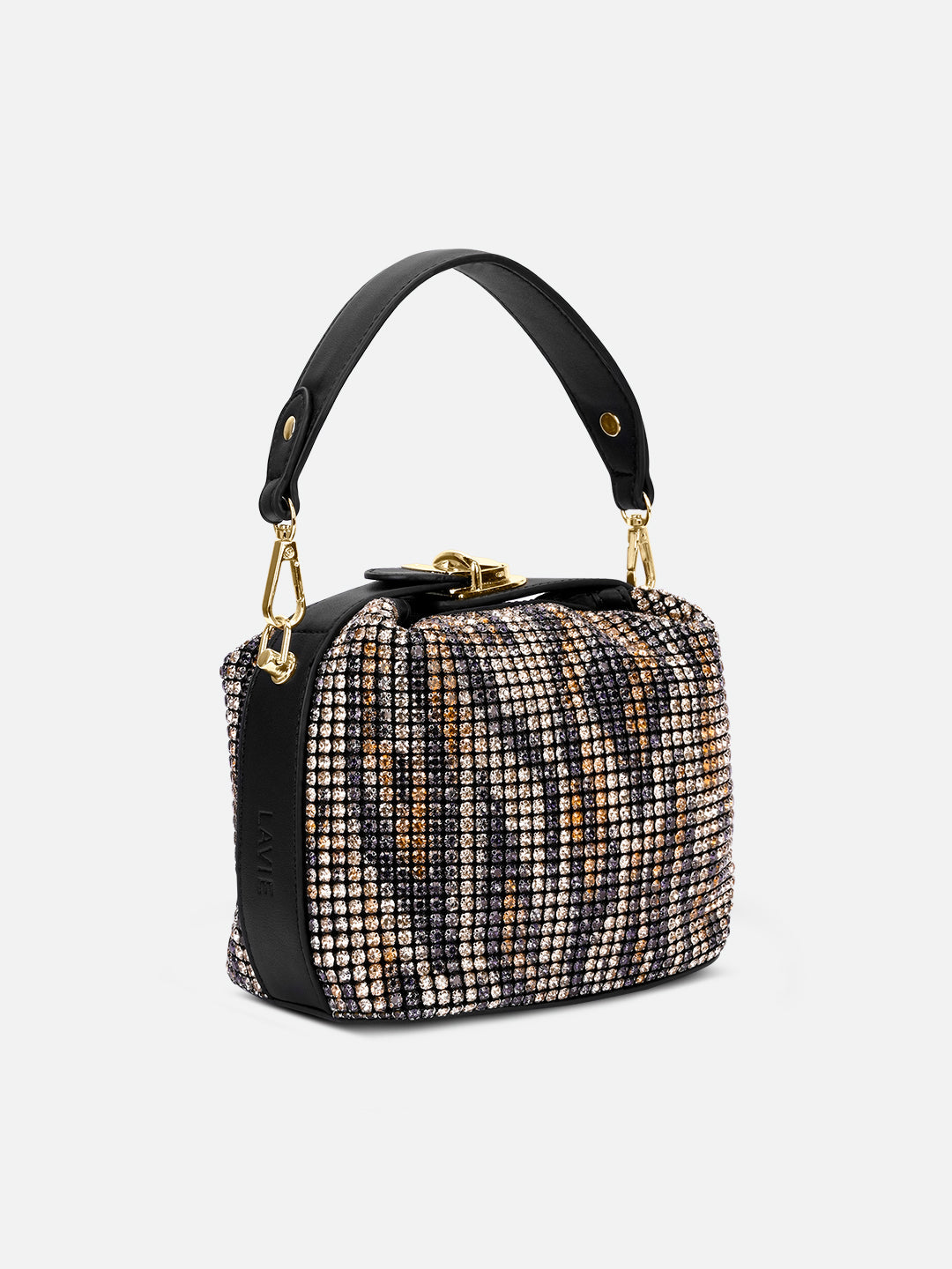 Gem Dual Handle Extra Small Bag Black Ombre