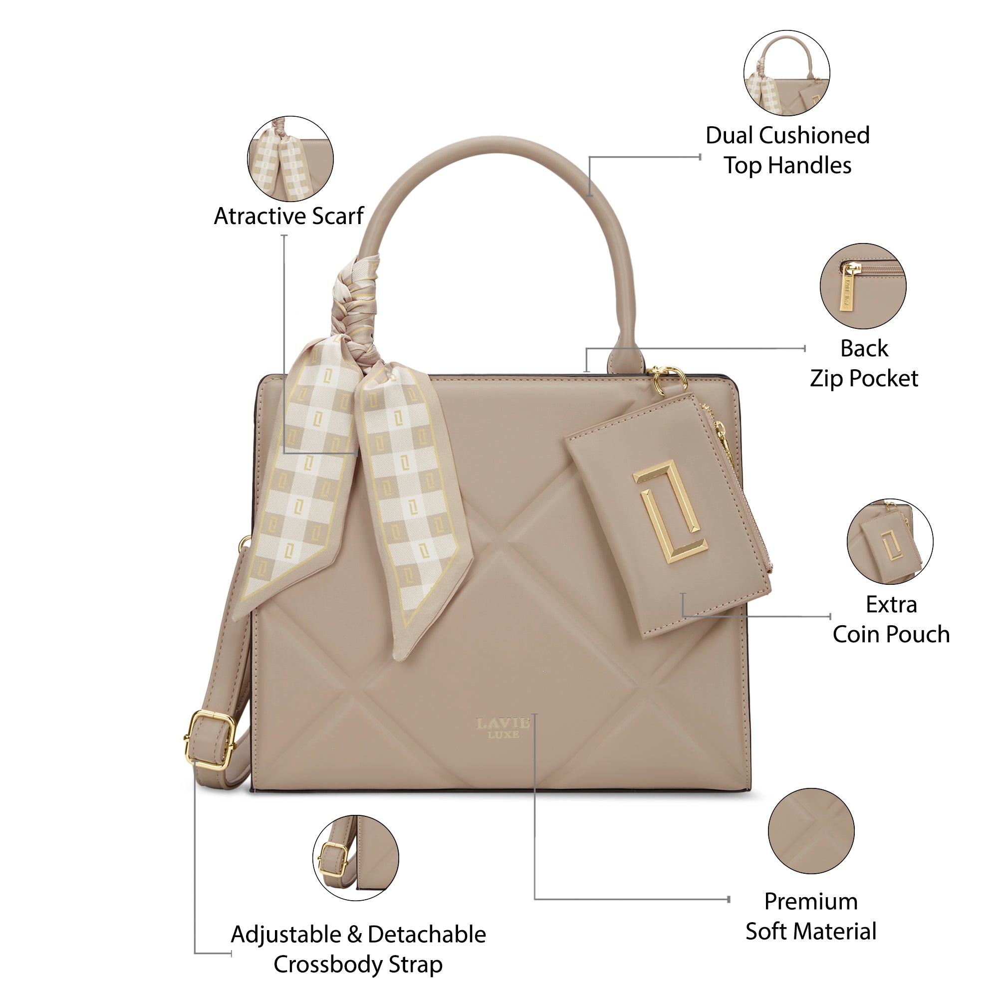 Quare26 Medium Satchel Bag