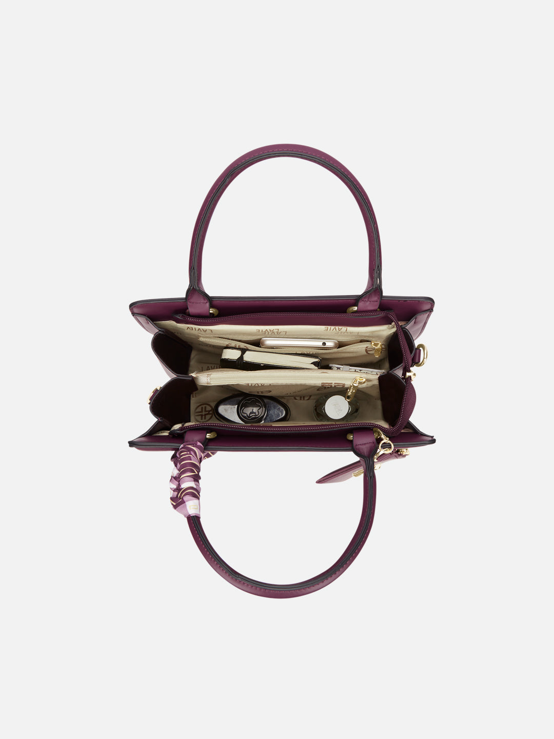 Quare26 Medium Satchel Bag Wine