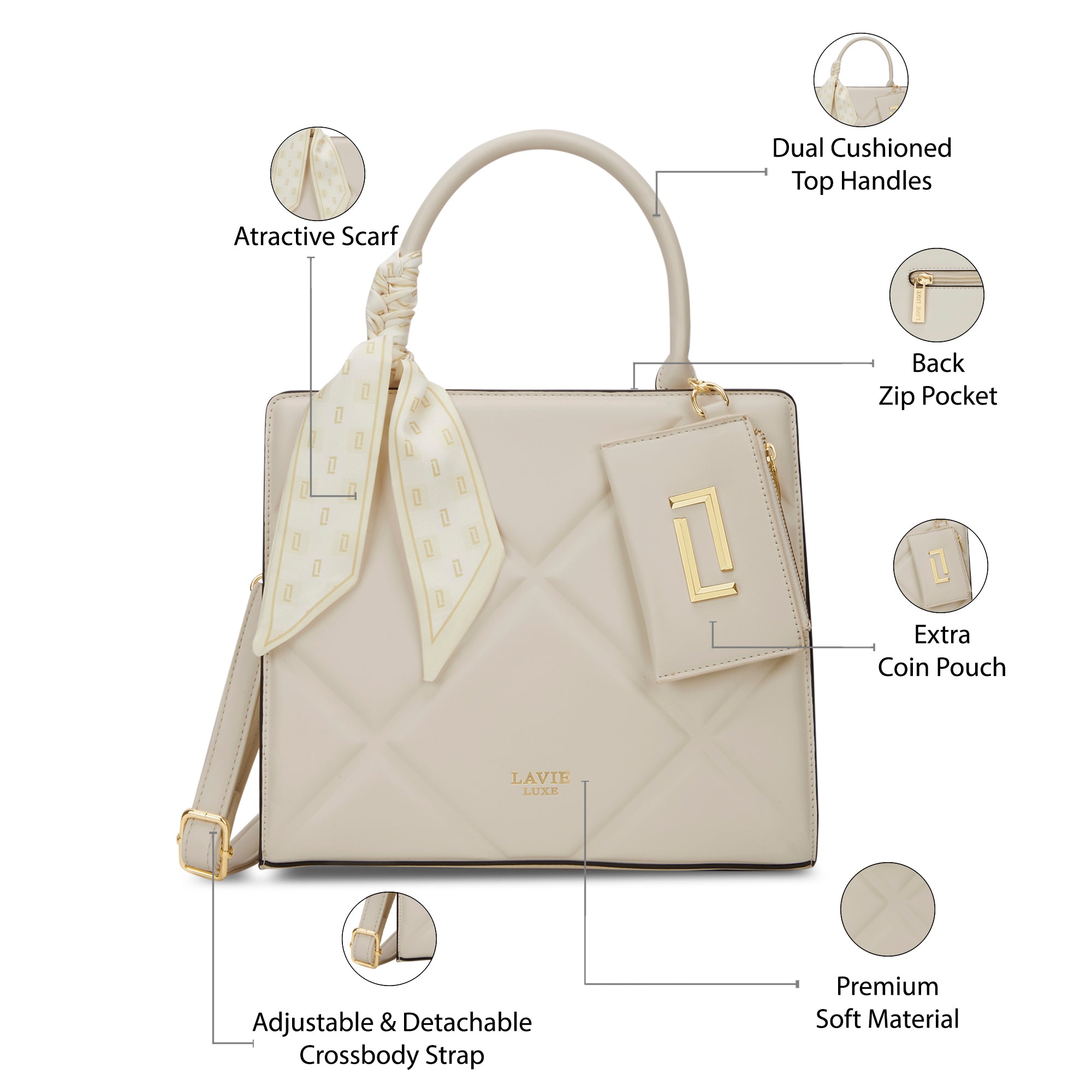 Quare26 Medium Satchel Bag