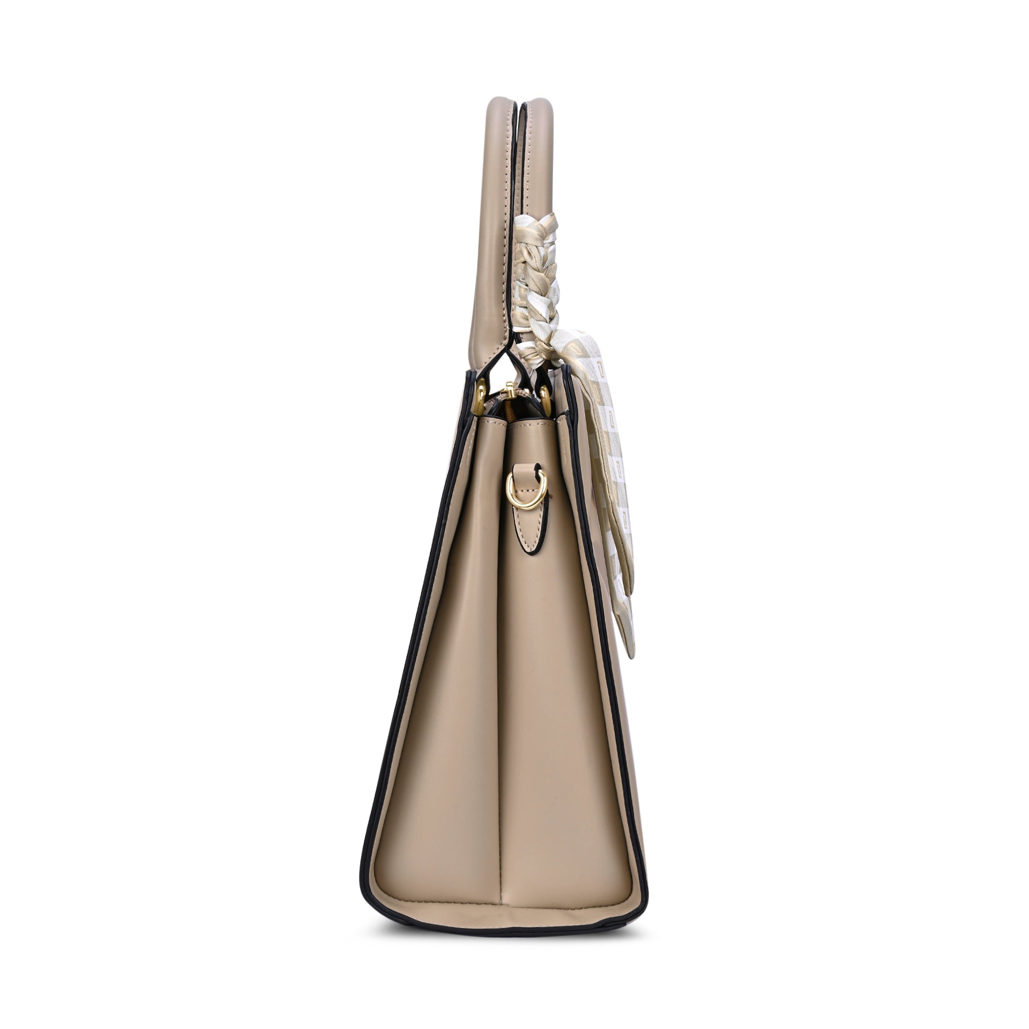 Quare26 Medium Satchel Bag Beige