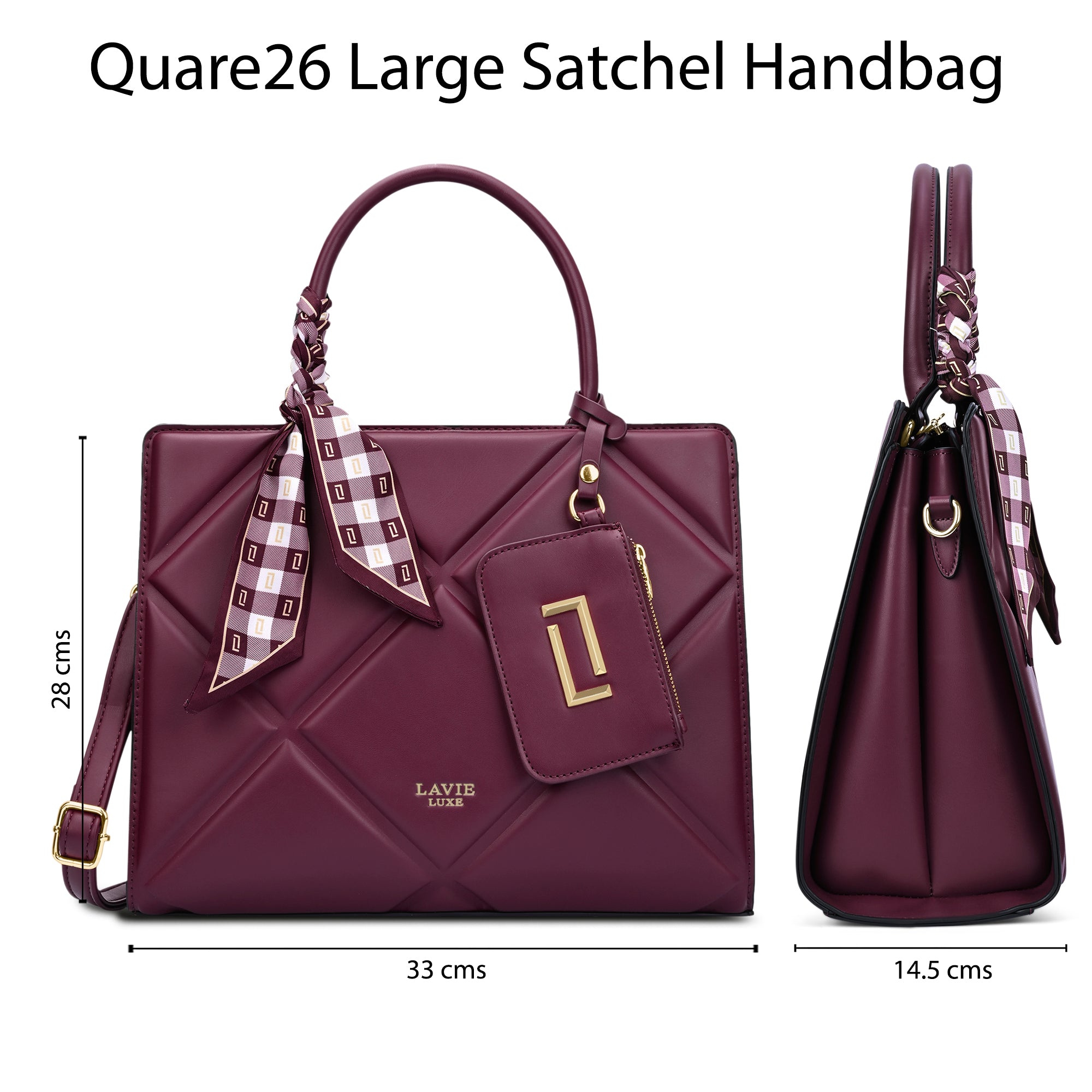 Quare26 Large Satchel Bag