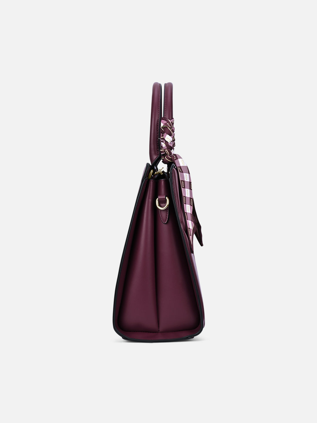 Quare26 Large Satchel Bag Wine