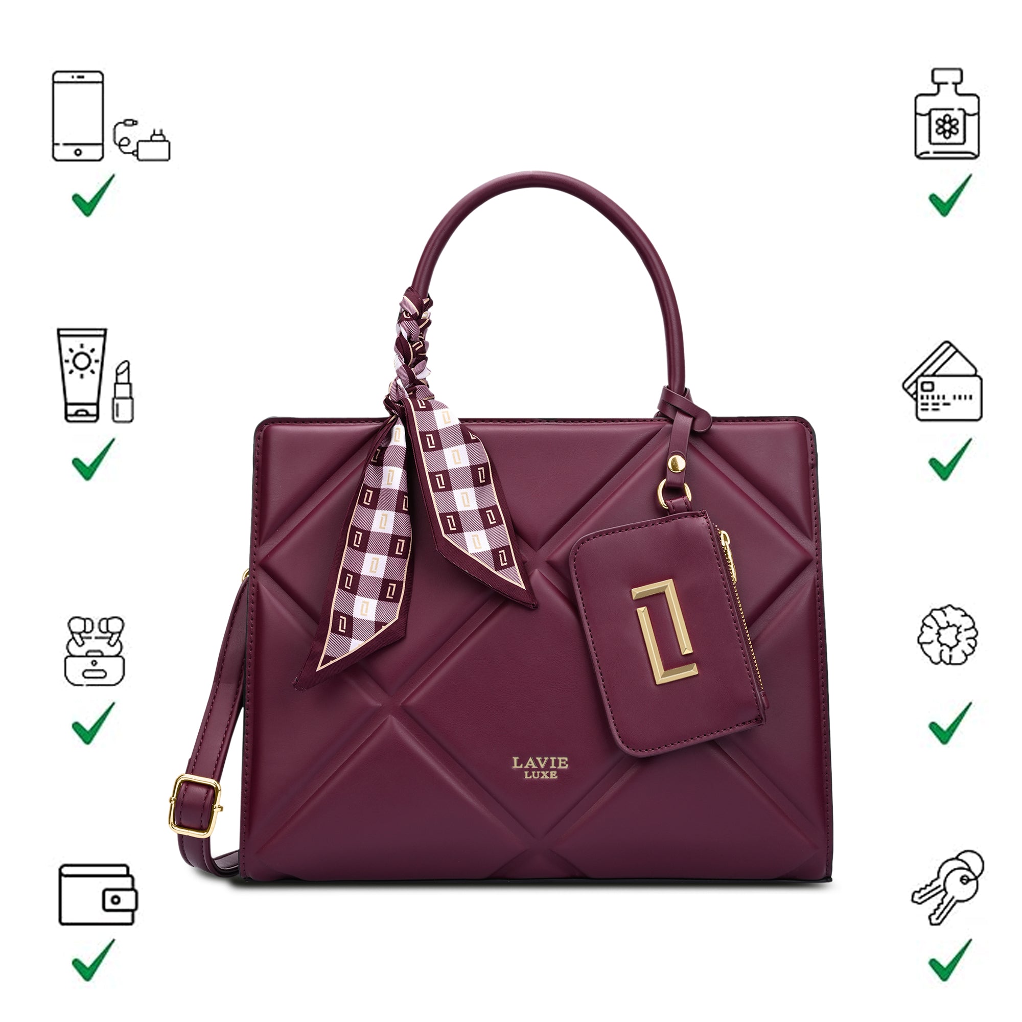 Quare26 Large Satchel Bag