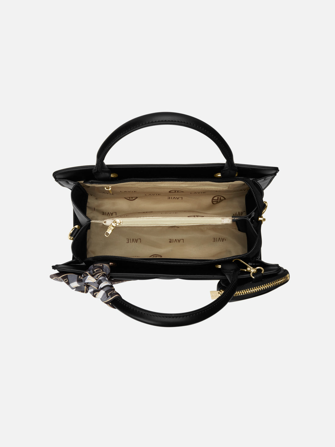 Quaro26 Horizontal Small Satchel Bag Black