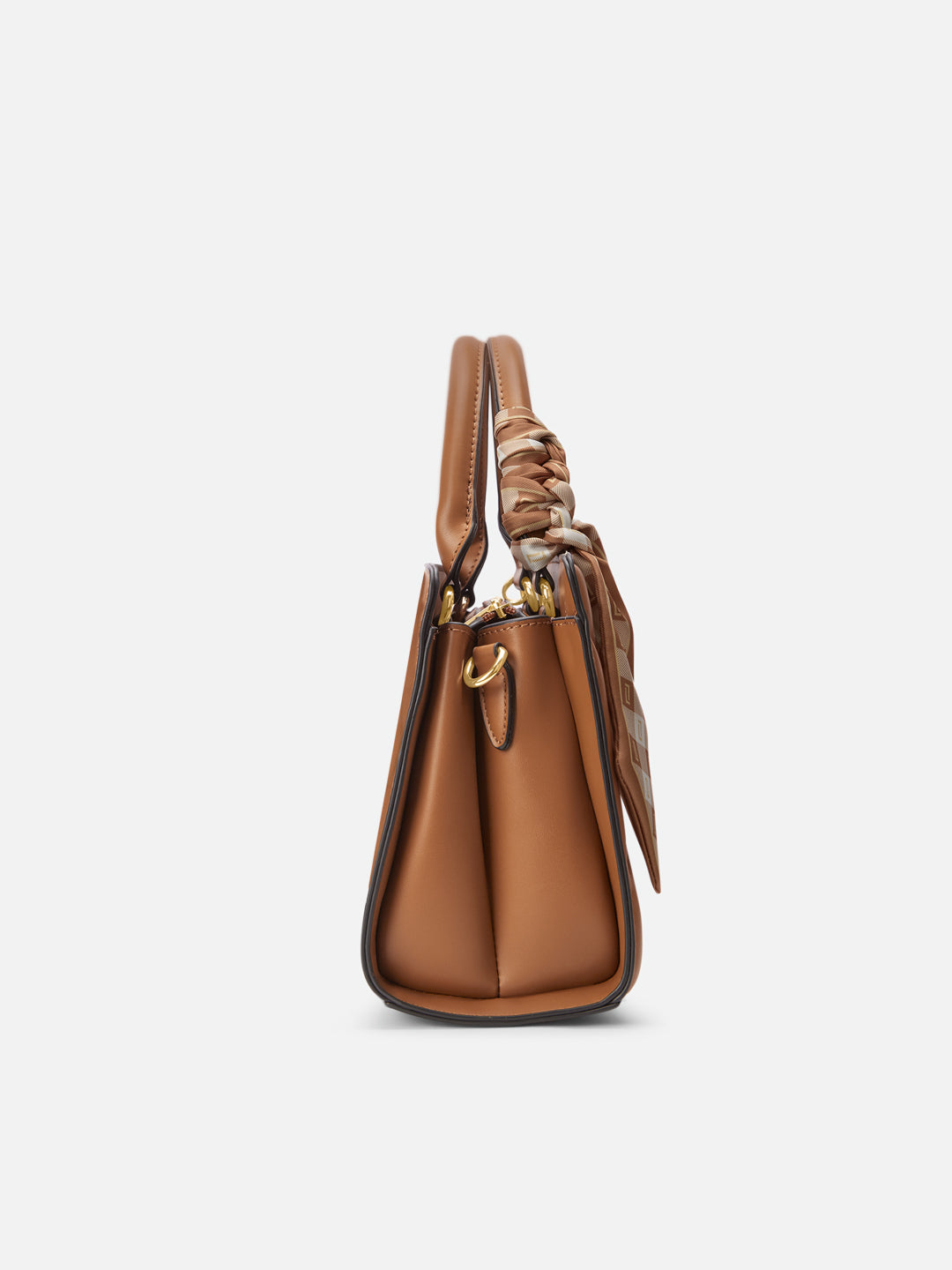 Quaro26 Horizontal Small Satchel Bag Tan