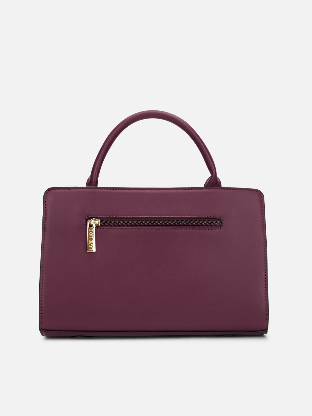 Quaro26 Horizontal Small Satchel Bag Wine