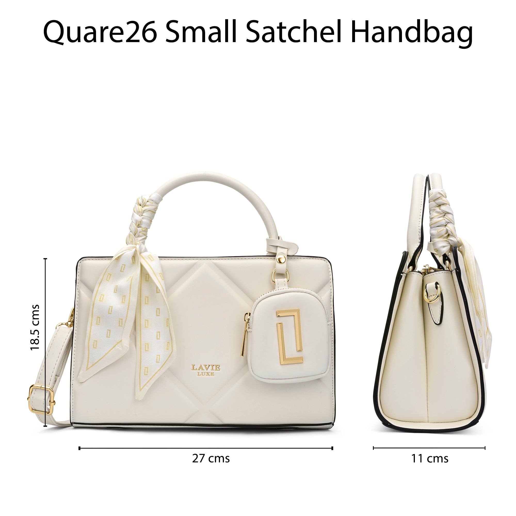 Quaro26 Horizontal Small Satchel Bag