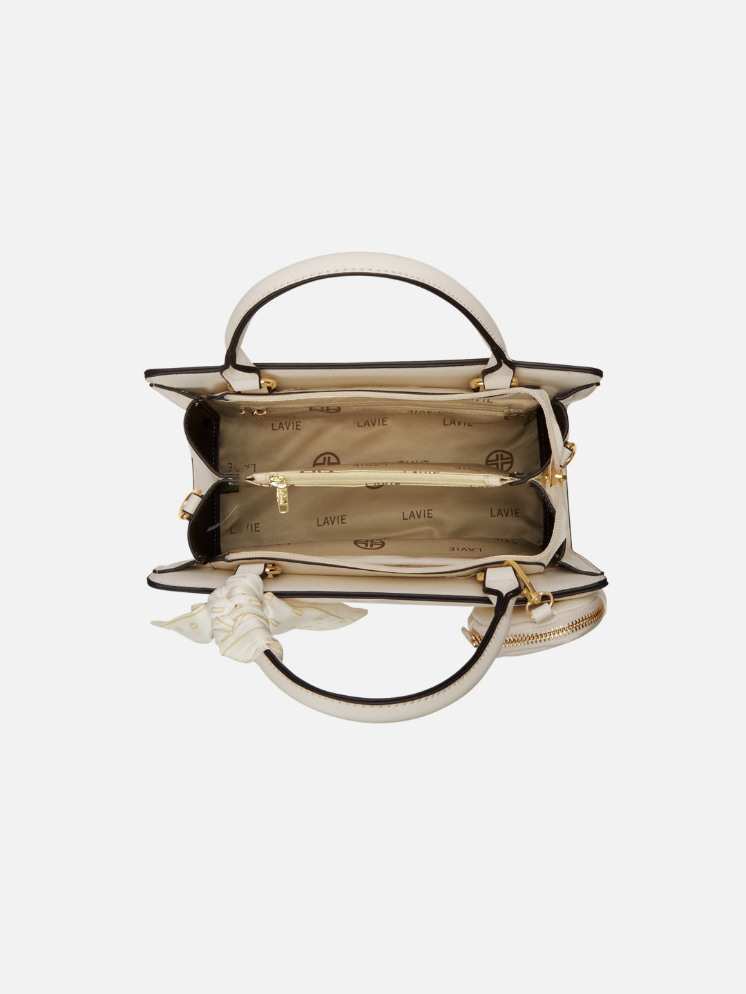 Quaro26 Horizontal Small Satchel Bag Off White