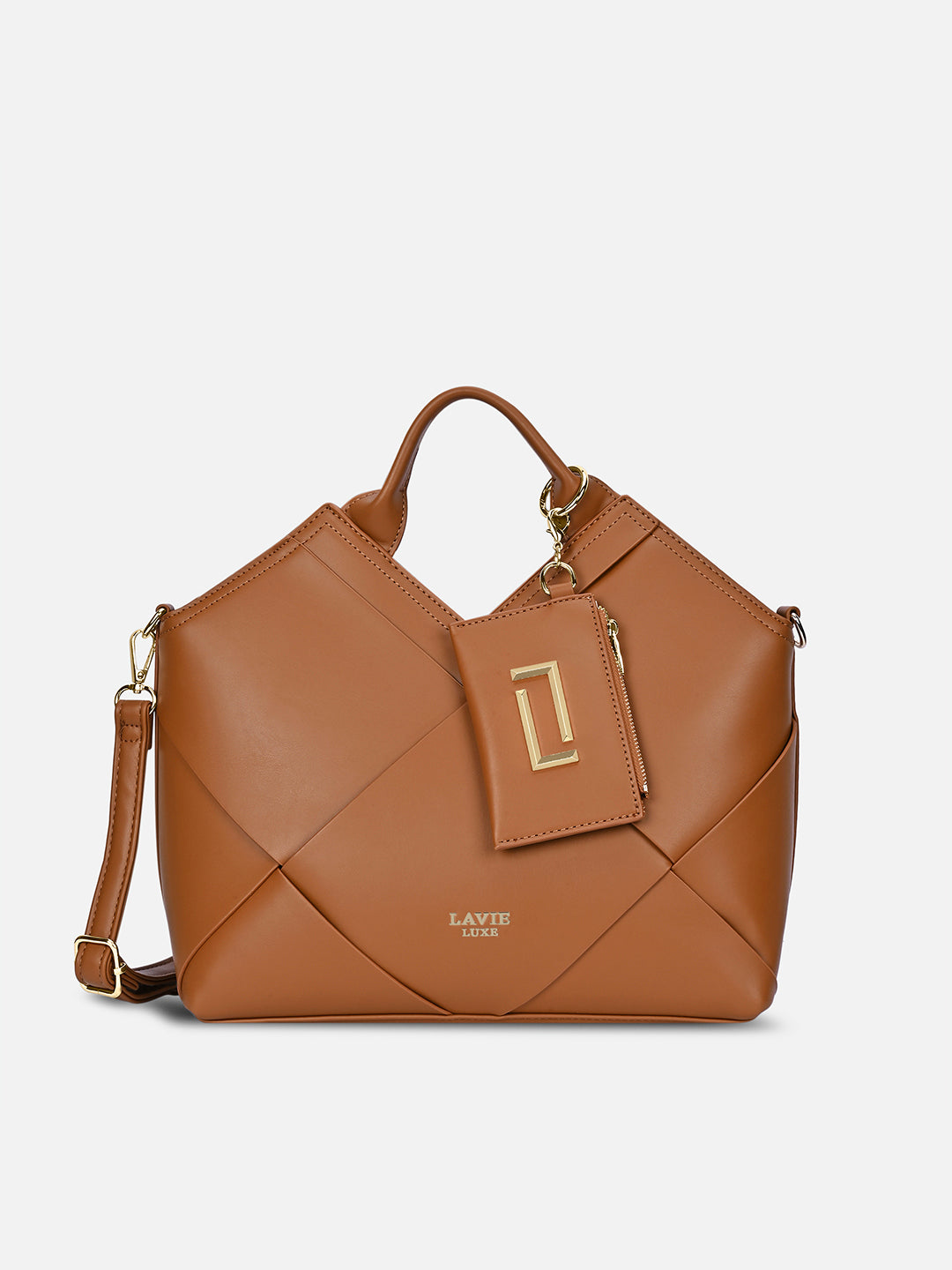 Crossway26 Medium Satchel Bag Tan