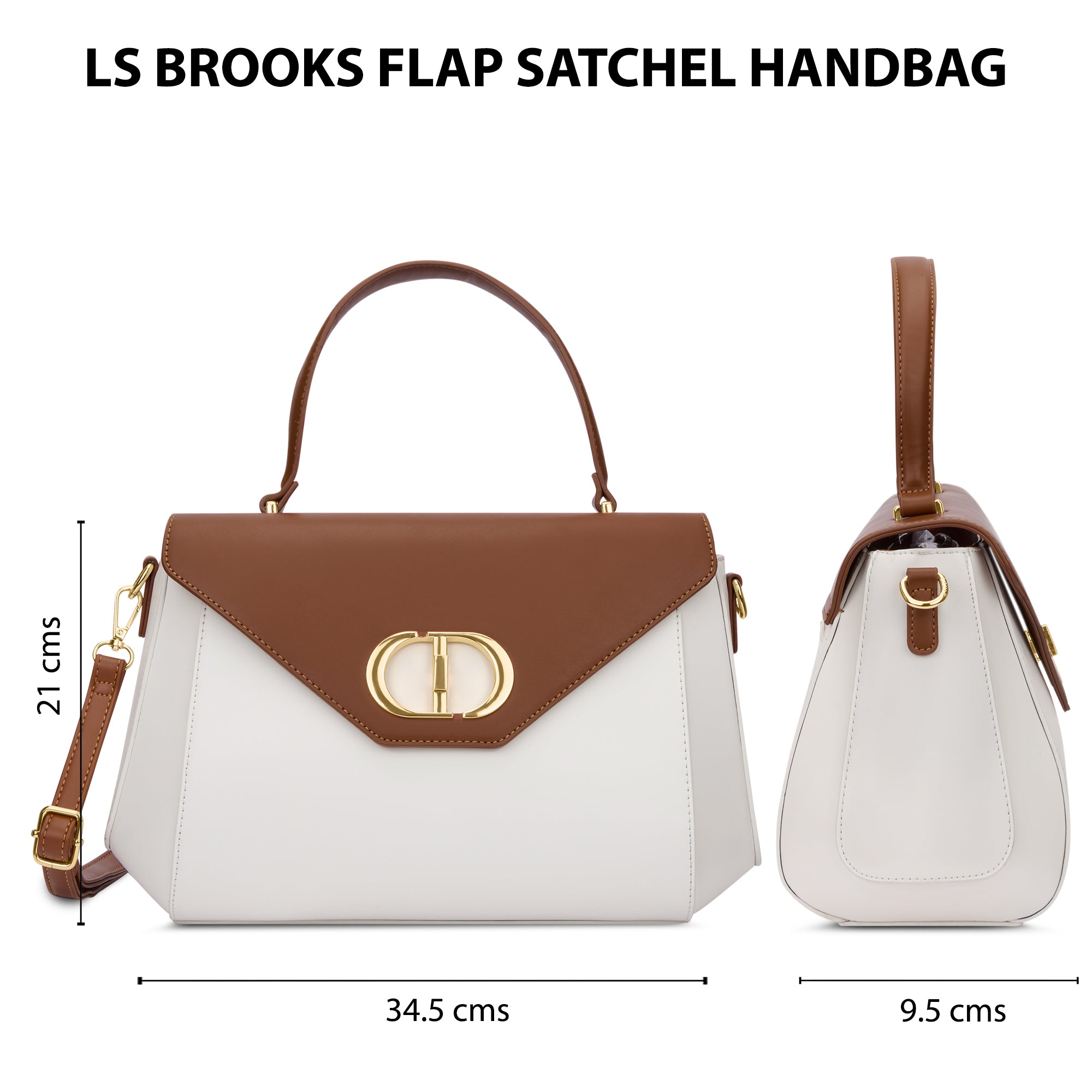 Nevada Flap Satchel Bag Maroon