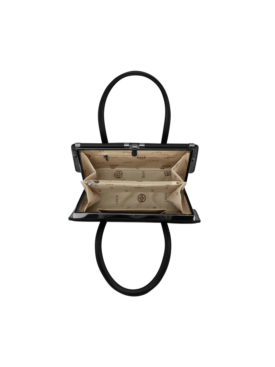 Book Dual Handle Medium Frame Bag Black