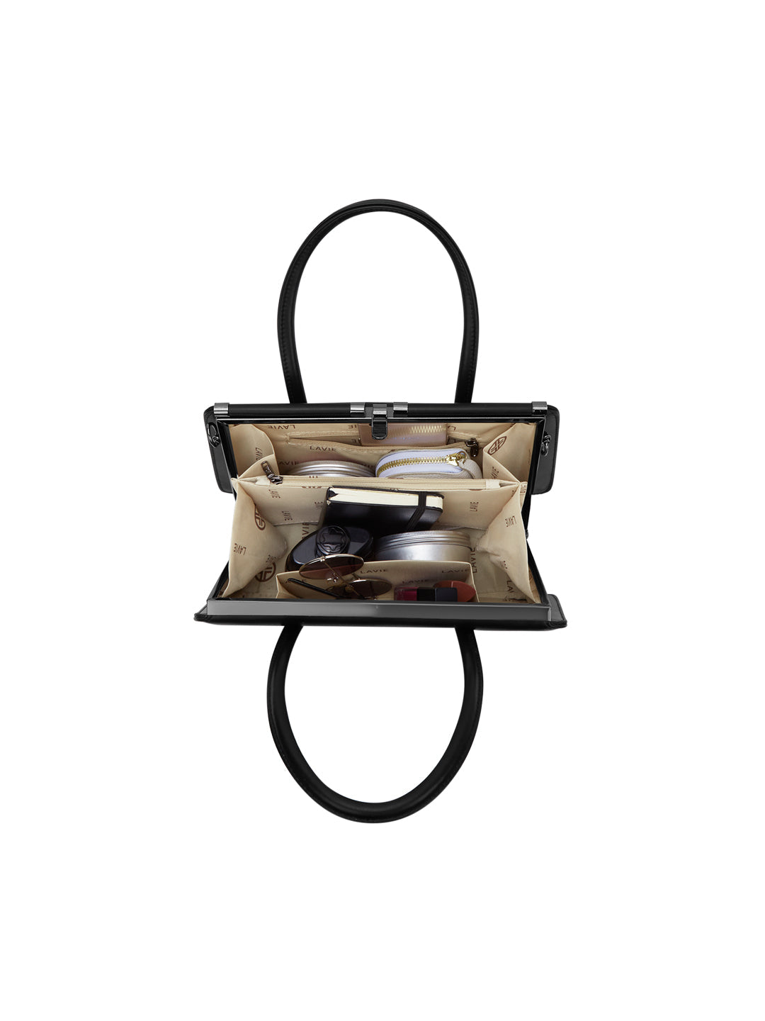 Book Dual Handle Medium Frame Bag Black