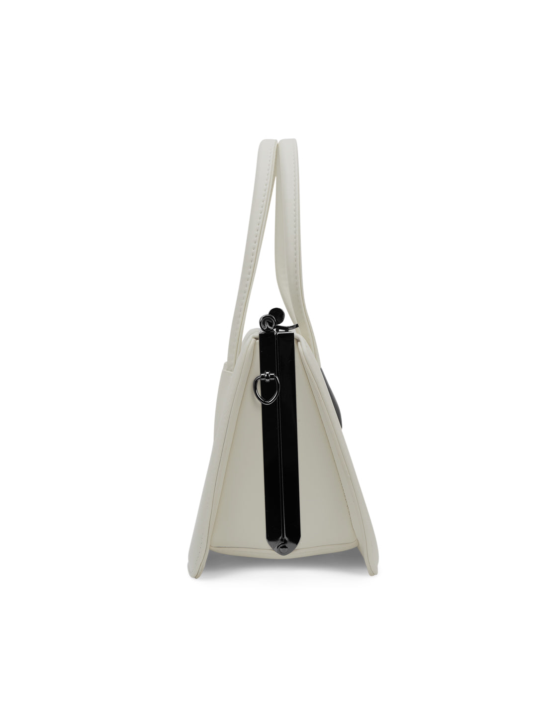 Book Dual Handle Medium Frame Bag Off White