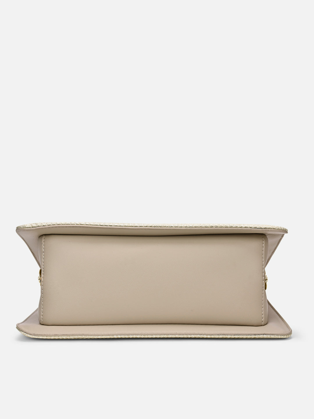 Book Dual Handle Medium Frame Bag Beige