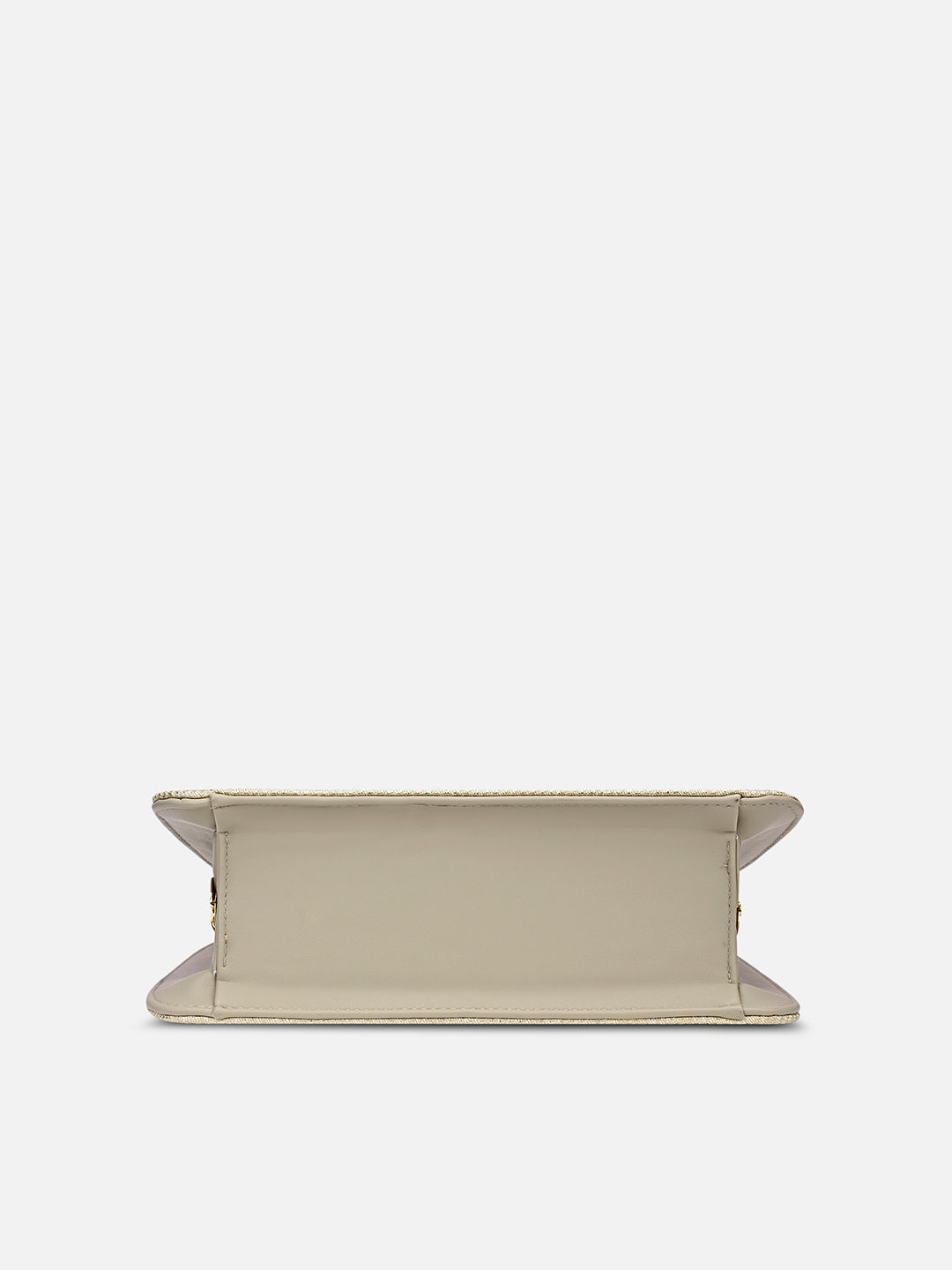 Book Medium Satchel Frame Bag Beige