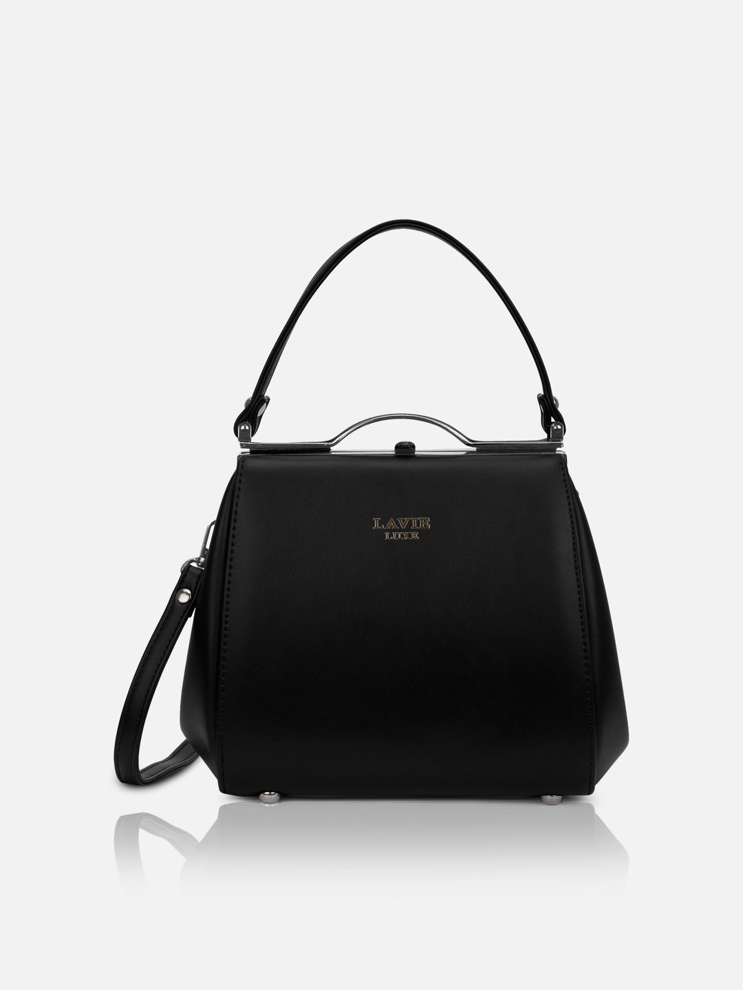 Fluff Small Black Handbag