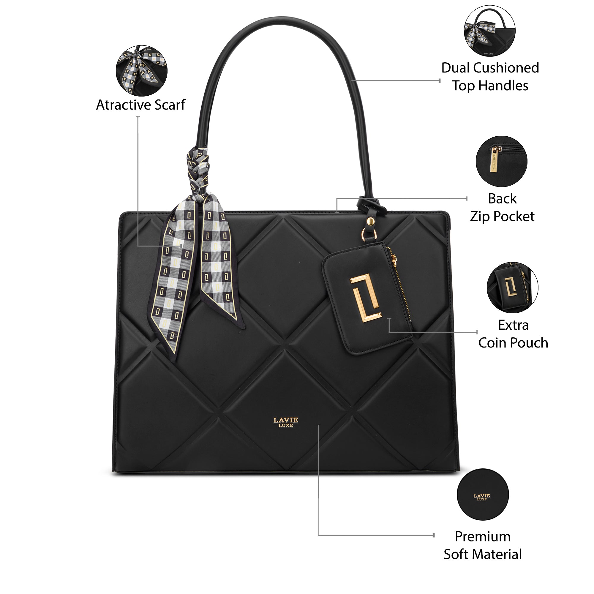 Quare26 Extra Large Satchel Bag