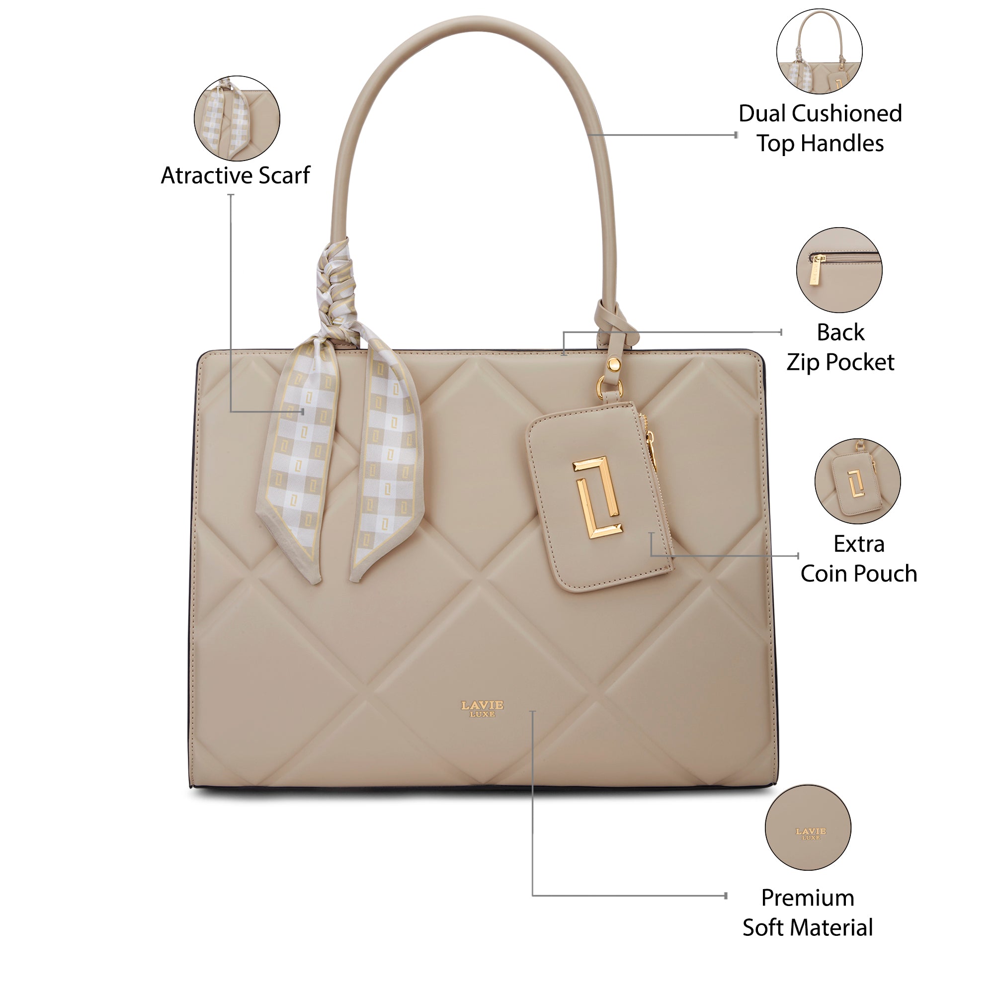 Quare26 Extra Large Satchel Bag