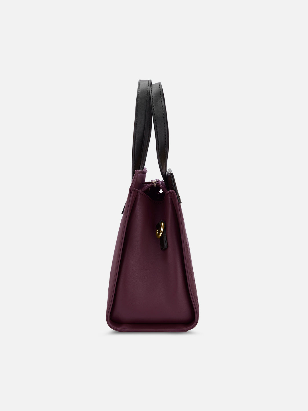 Colourblock Marfa Medium Satchel Bag Maroon