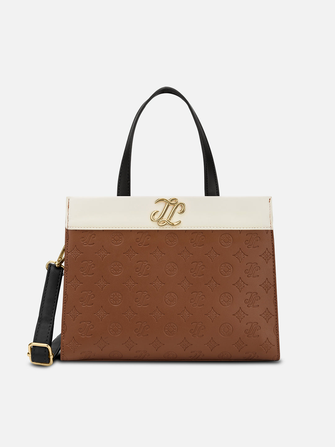 Colourblock Marfa Medium Satchel Bag Tan