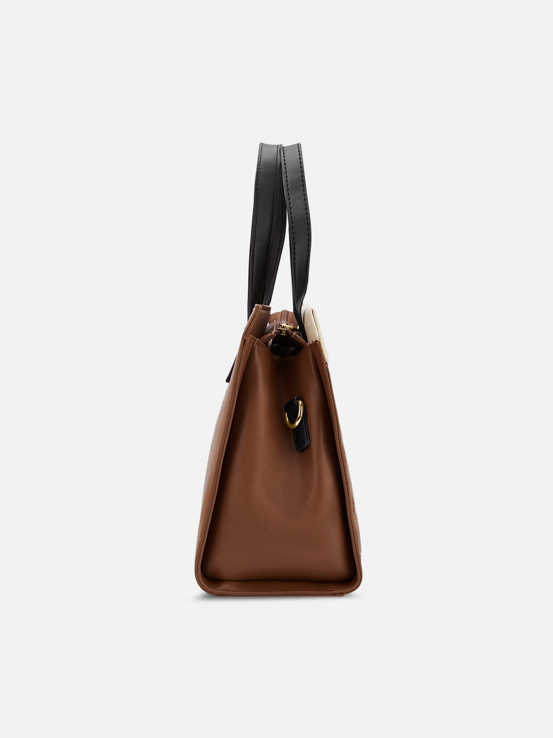 Colourblock Marfa Medium Satchel Bag Tan