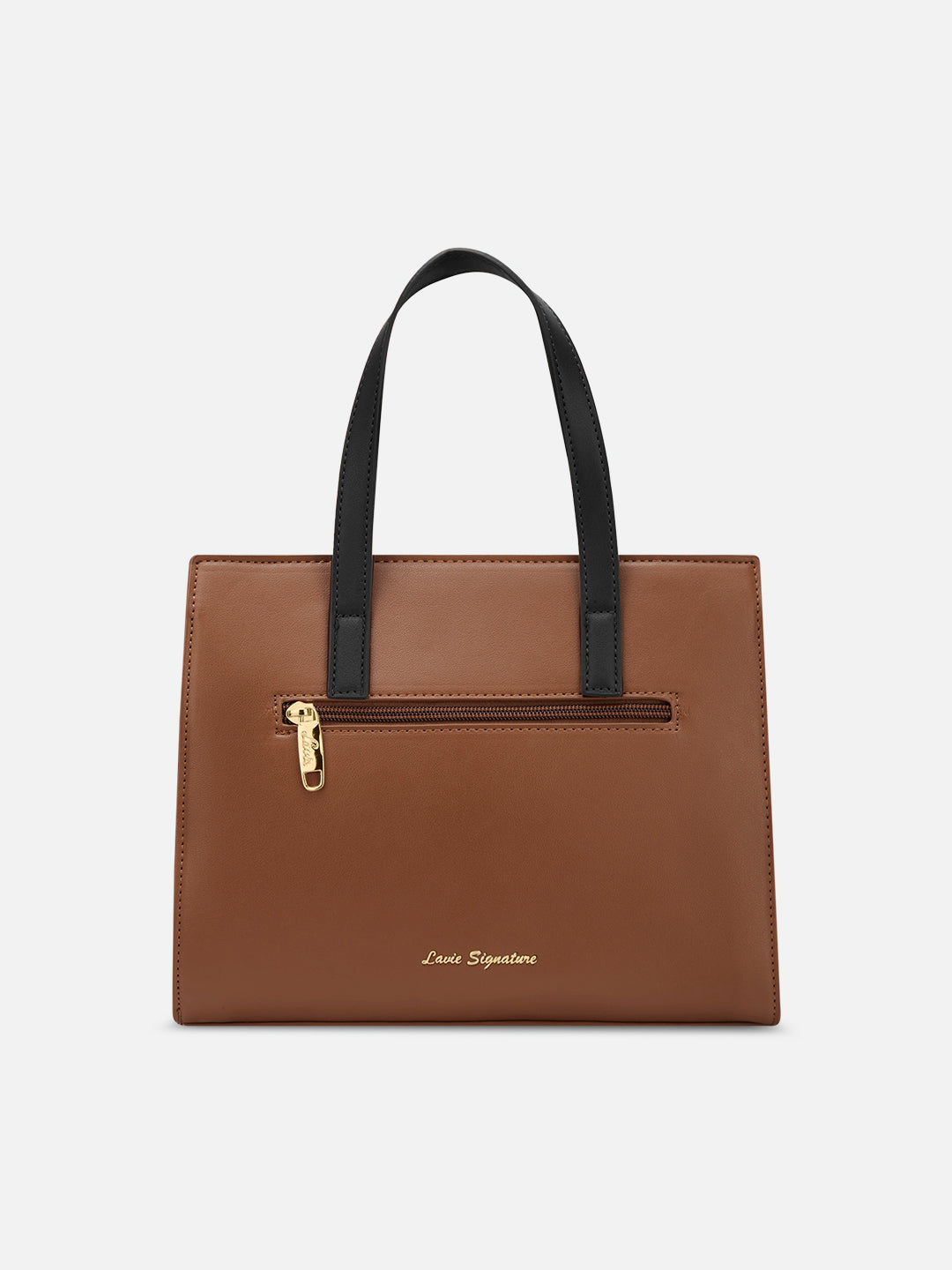 Colourblock Marfa Medium Satchel Bag Tan