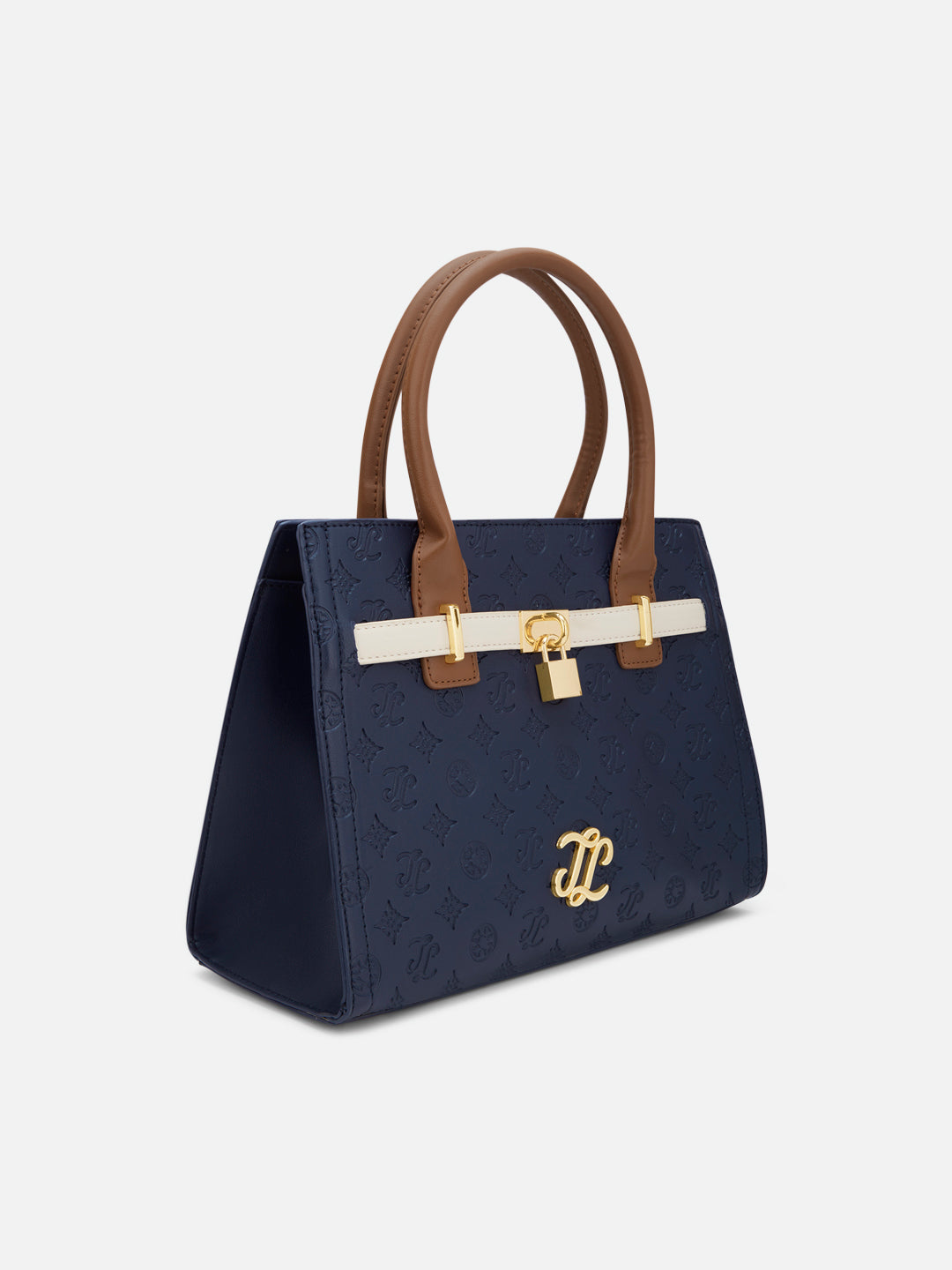 Colourblock Taos Medium Satchel Bag Navy