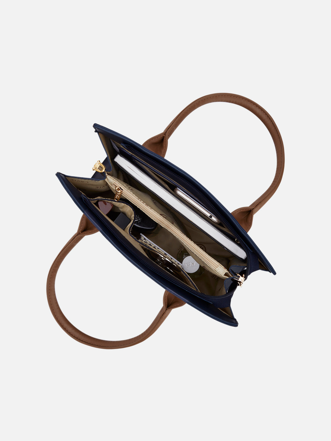 Colourblock Taos Medium Satchel Bag Navy