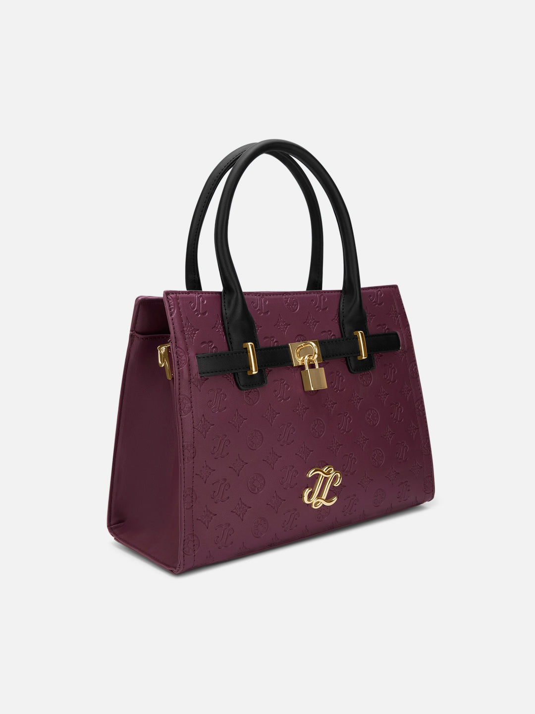 Colourblock Taos Medium Satchel Bag Maroon