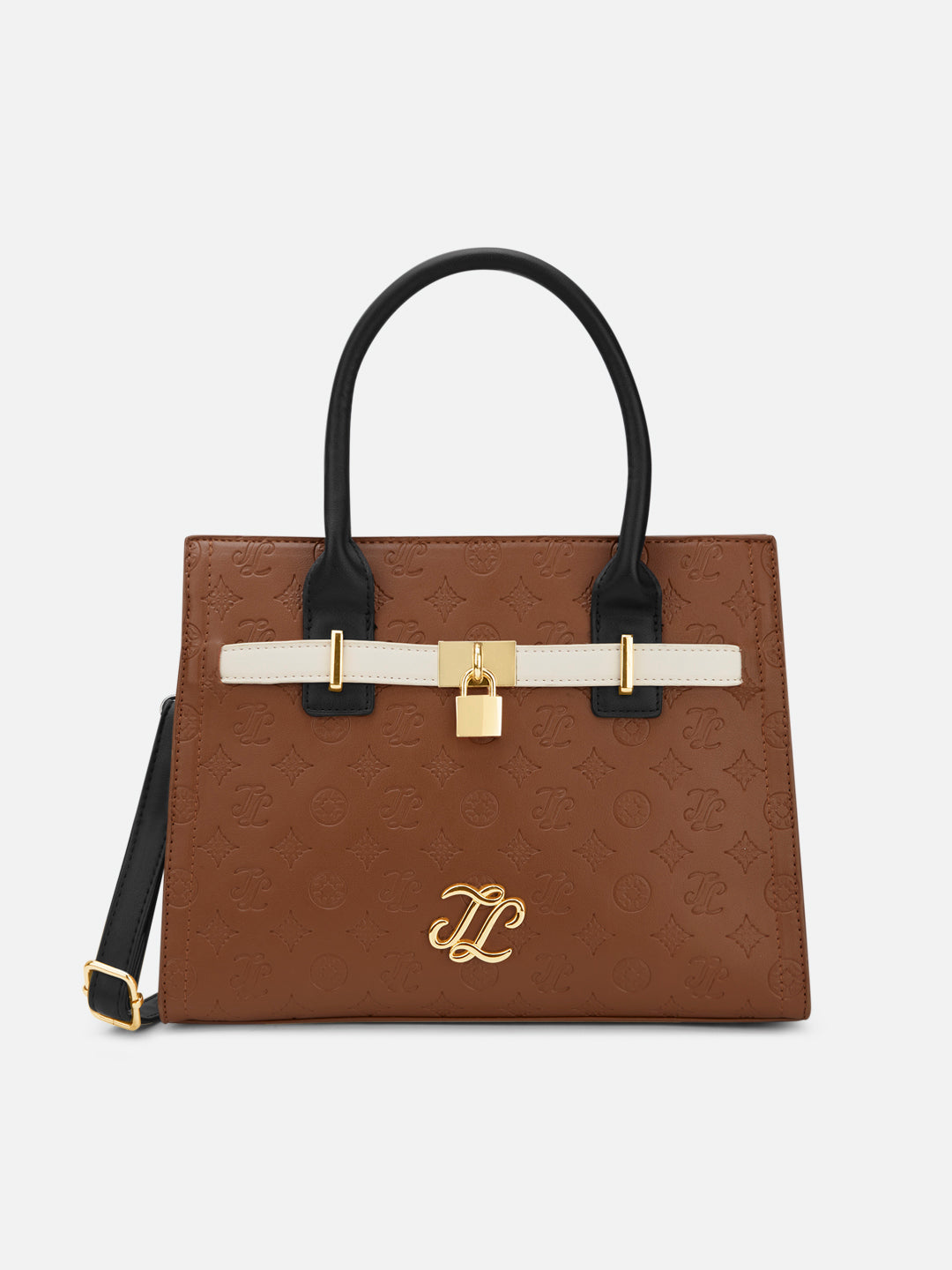 Colourblock Taos Medium Satchel Bag Tan