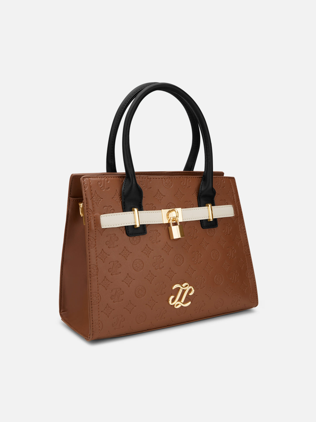 Colourblock Taos Medium Satchel Bag Tan