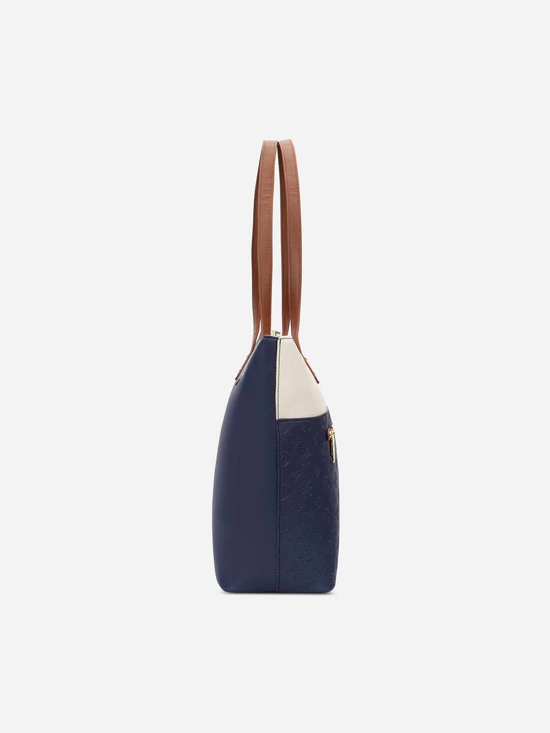 Colourblock Newyork Large Tote Bag Navy