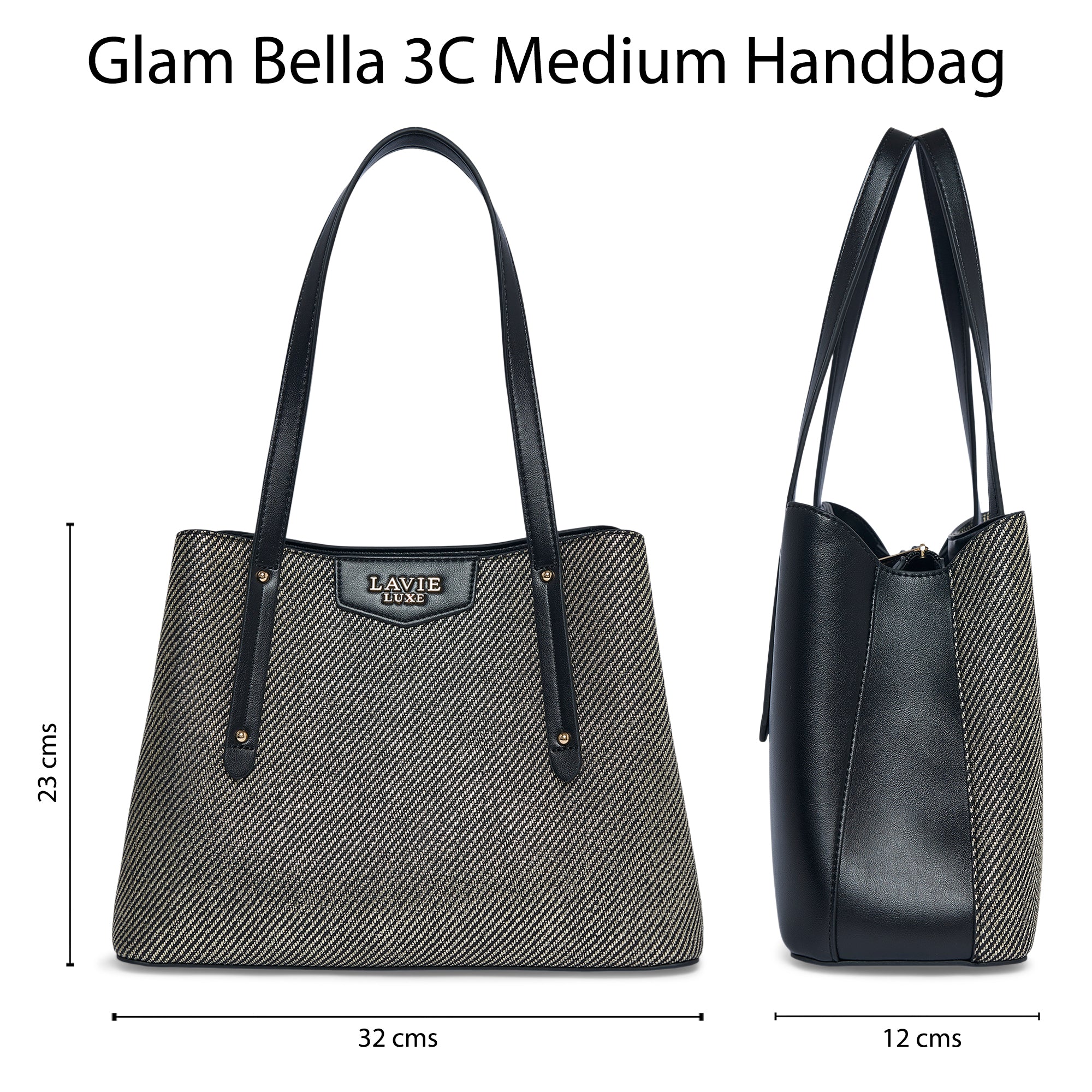 Bella 3 Comparment Medium Handbag