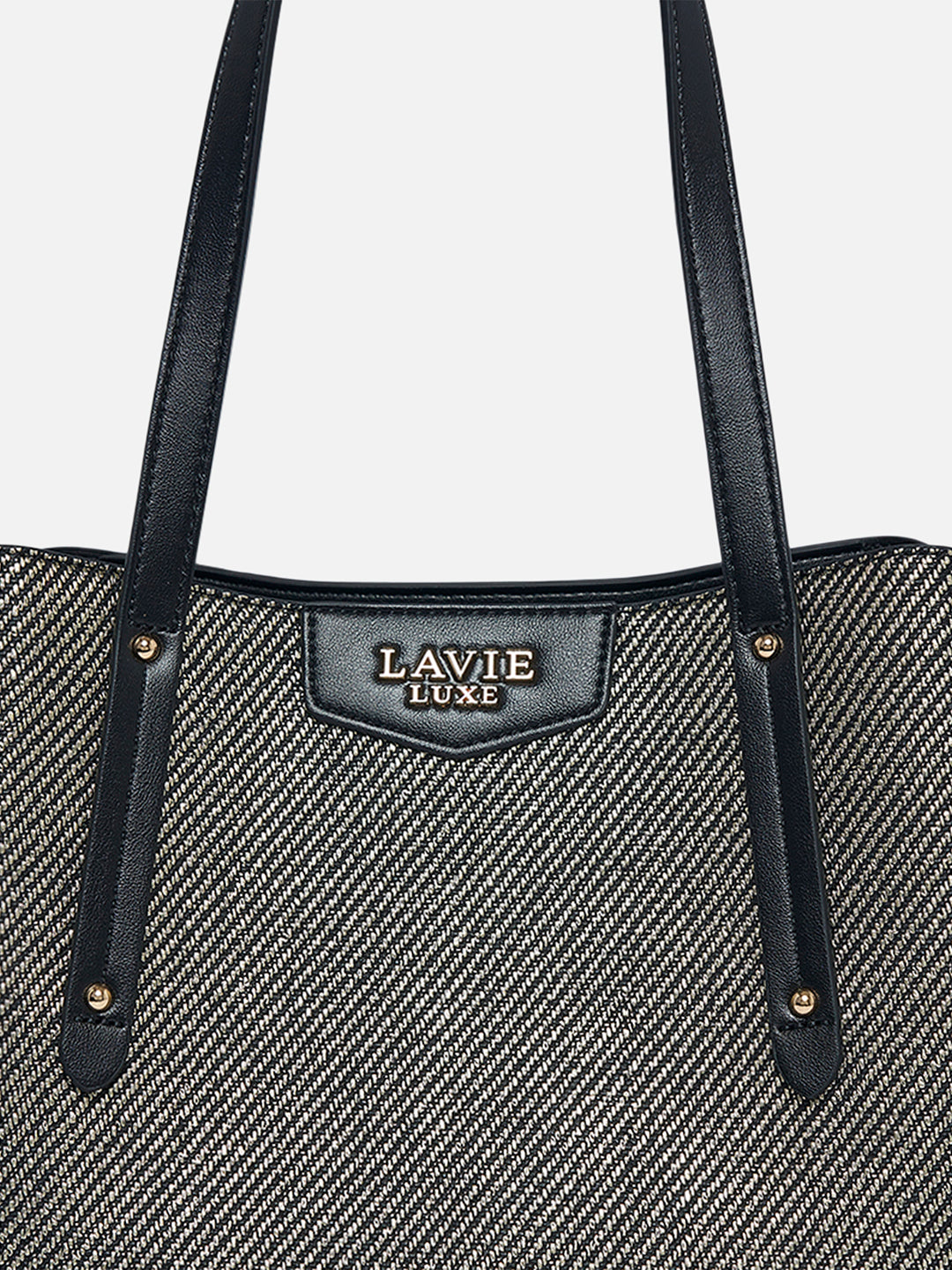 Glam Bella 3 Comparment Medium Handbag Black