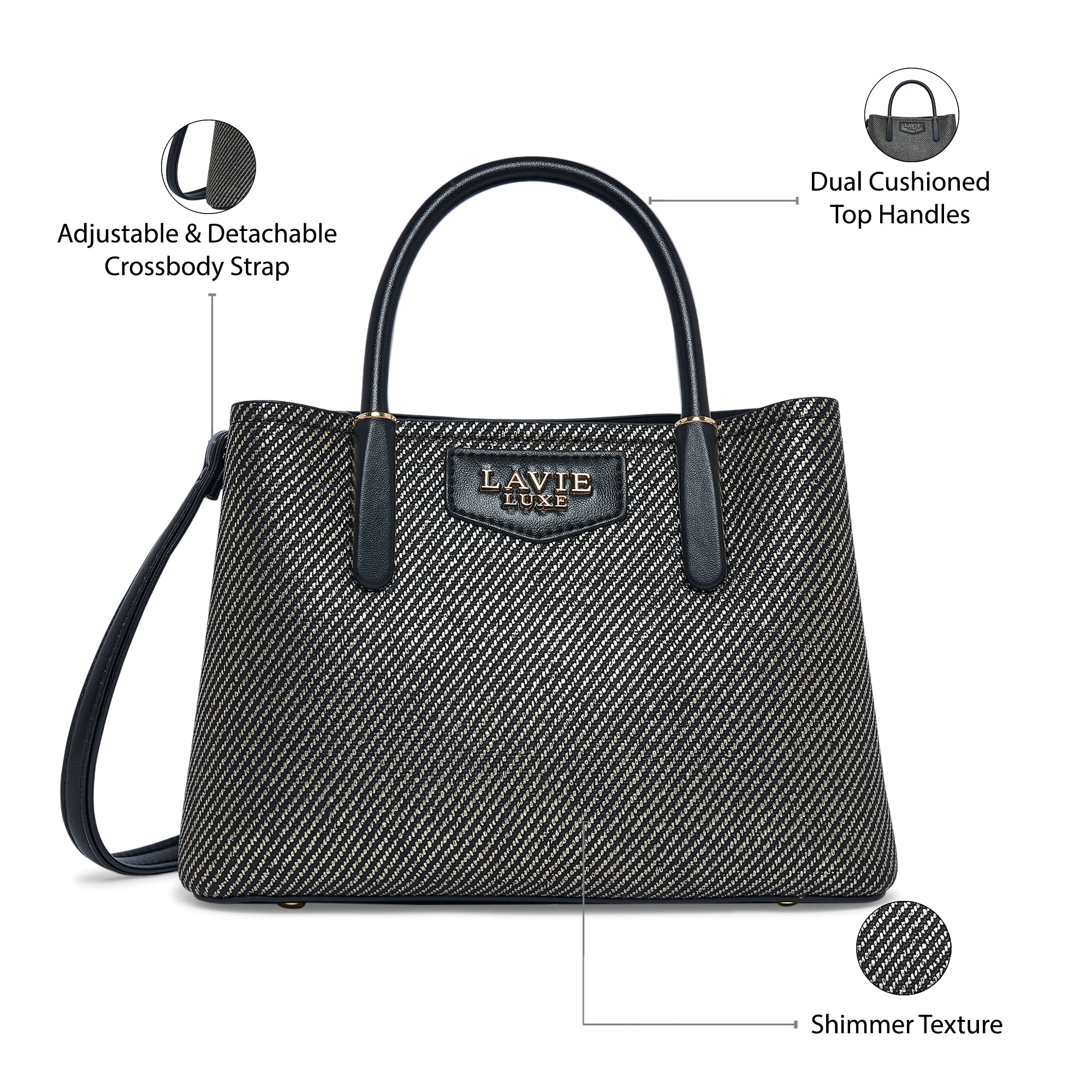 Bella 3 Comparment Small Handbag