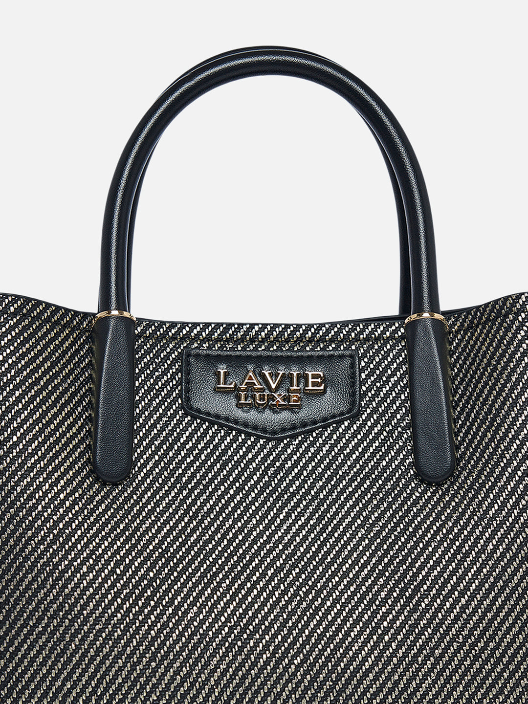 Glam Bella 3 Comparment Small Handbag Black