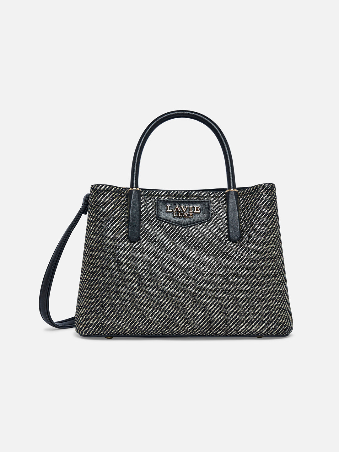 Glam Bella 3 Comparment Small Handbag Beige