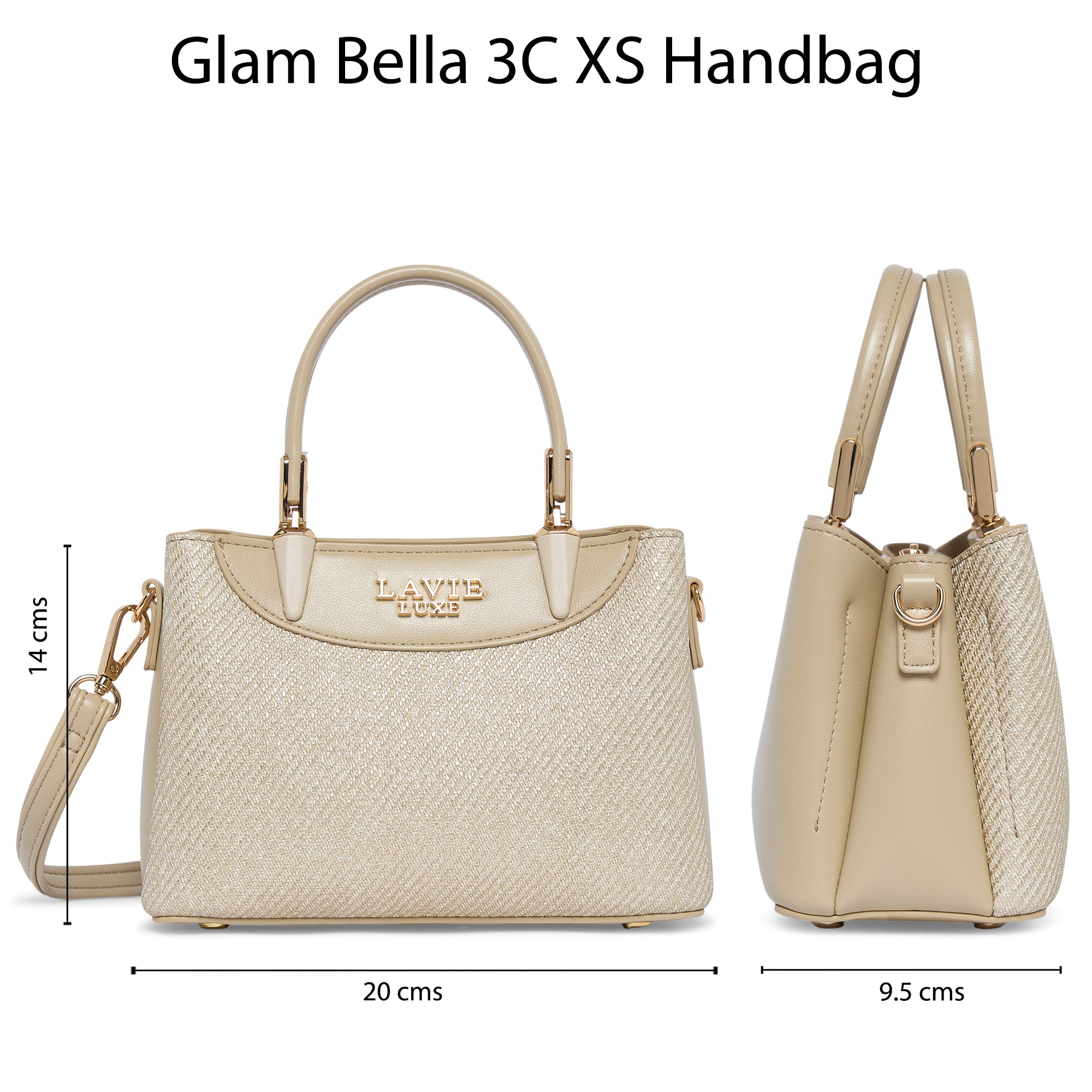 Bella 3 Comparment Extra Small Handbag