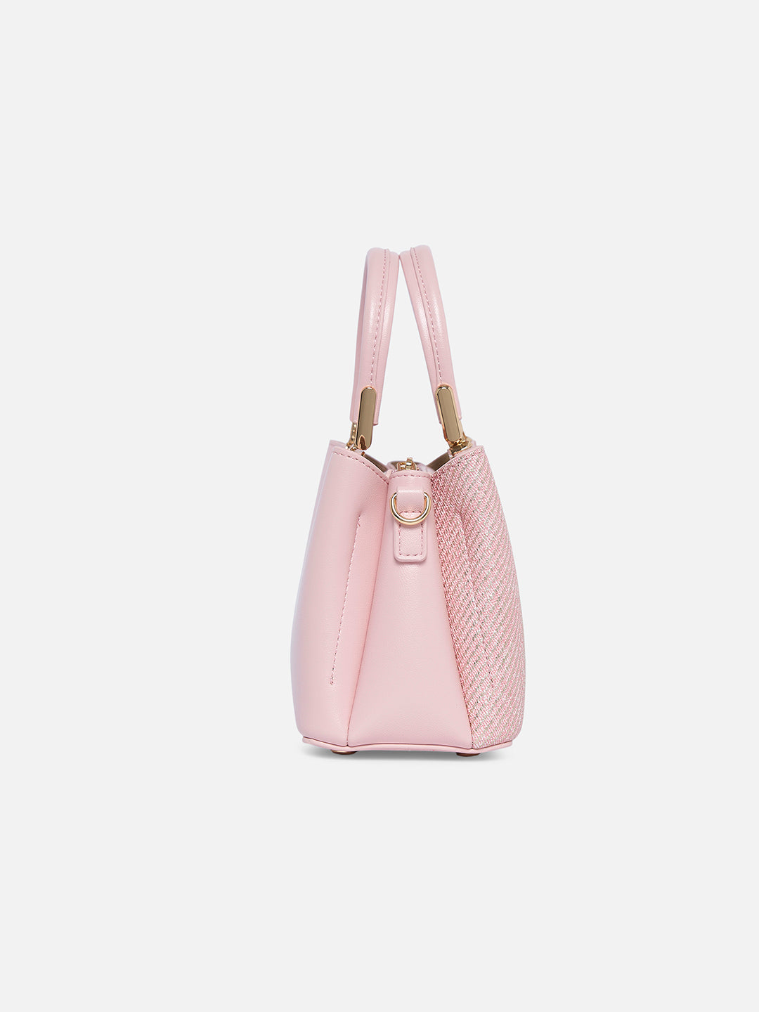 Glam Bella 3 Comparment Extra Small Handbag Pink