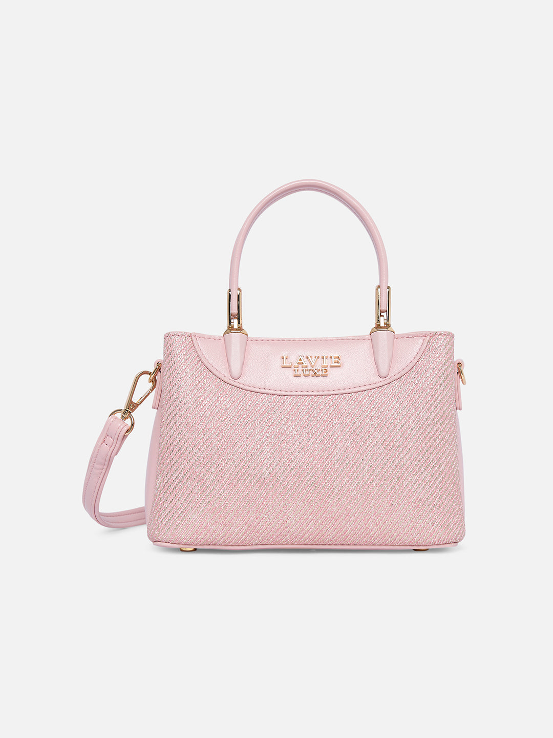 Glam Bella 3 Comparment Extra Small Handbag Pink