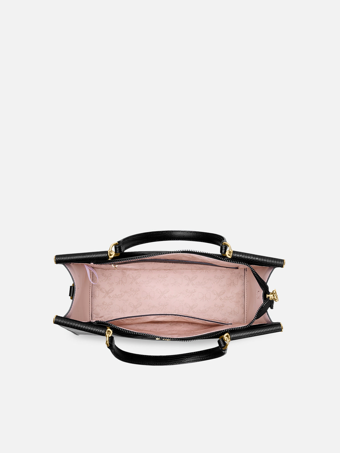 Freesia Medium Satchel Bag Black